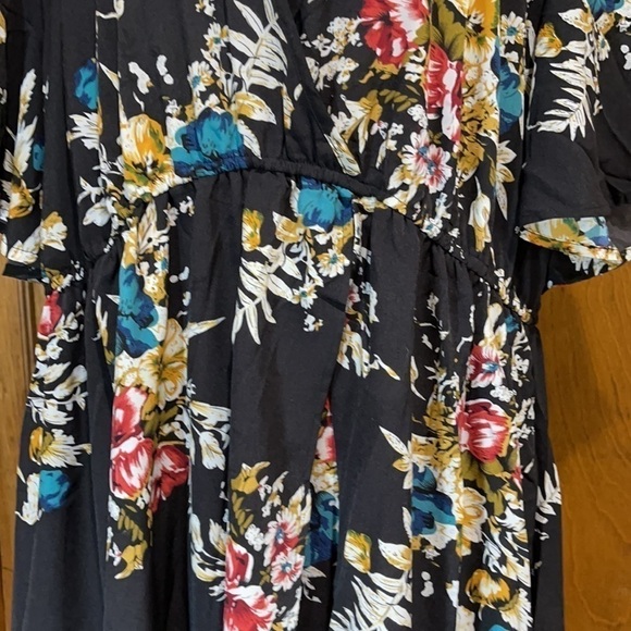 Rosegal Floral Print High Low Maxi Dress - EUC - Picture 2 of 8